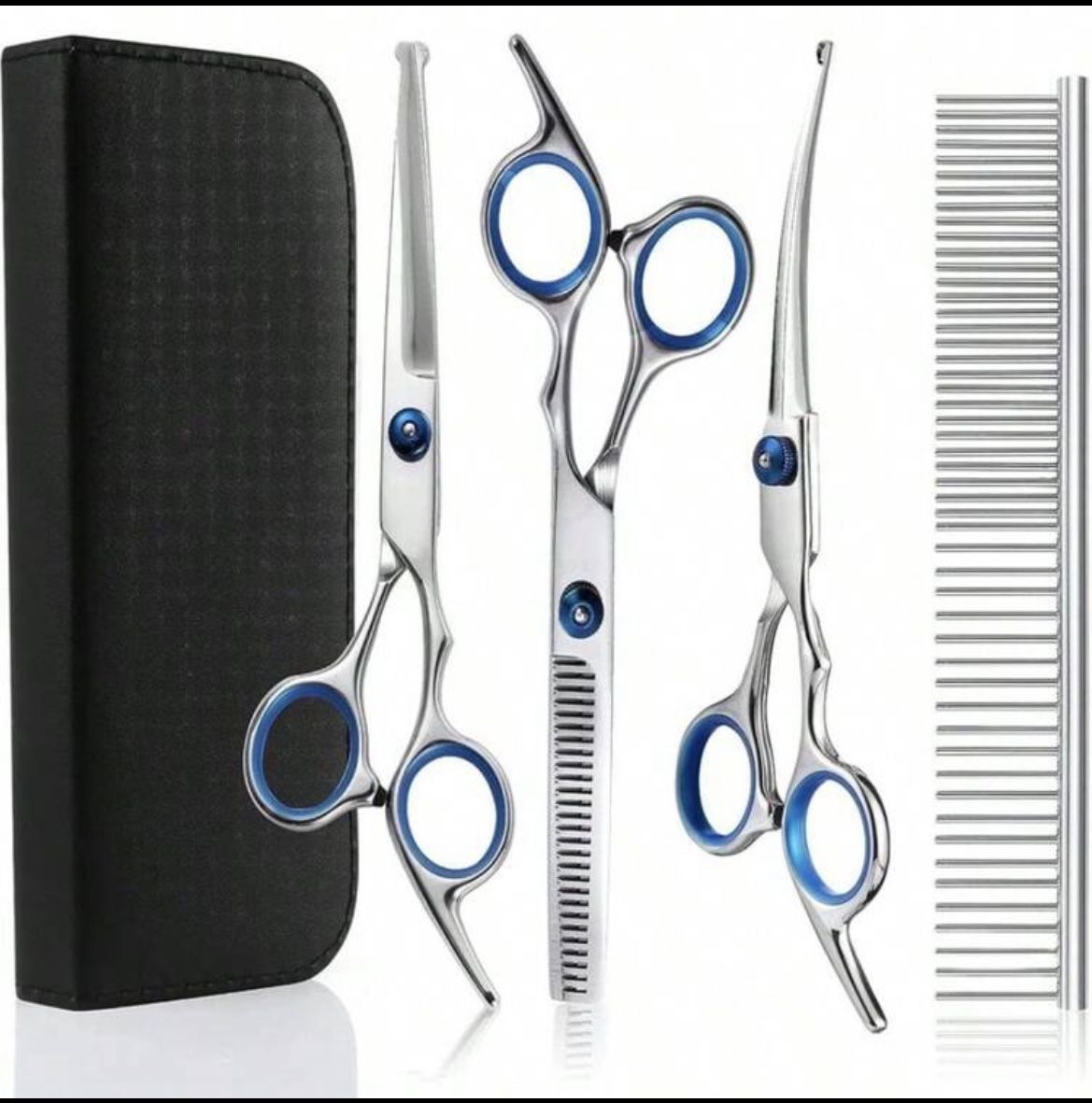 Set profesional de foarfece pentru ingrijirea animalelor de companie